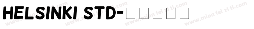 Helsinki Std字体转换